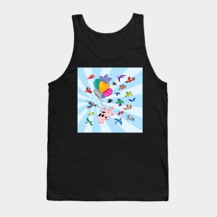 The Pig and The Parrots Tank Top